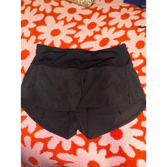 Lululemon Speed Up Black Shorts - Picture 1 of 5